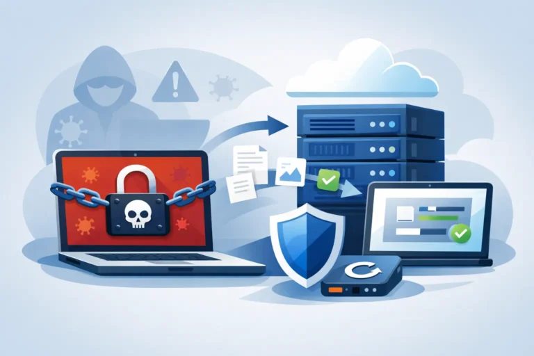 Praxisbeispiel Ransomware-Recovery mit Backup