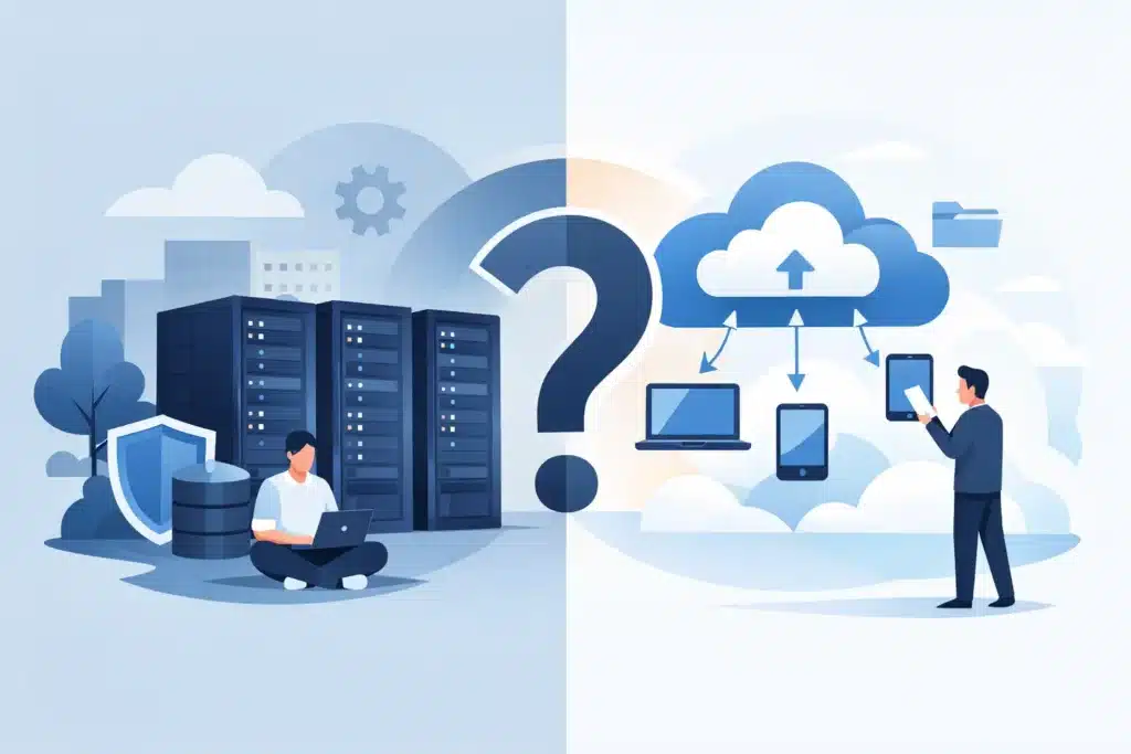 Lokaler Server oder Cloud-Speicher: Was passt?